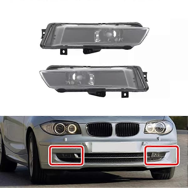 1 Par Frontfanger Tåkelys LED Kjørelys for BMW 1-serie E87 E81 2004-2011 631771812