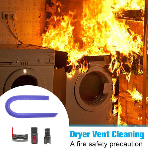 Rengöringskit för torktumlare för Dyson V7 V8 V10 V11 V15 V6 DC-serien Dammsugare Torktumlare Ludd Dammsugare Spaltverktyg med Strömbrytare