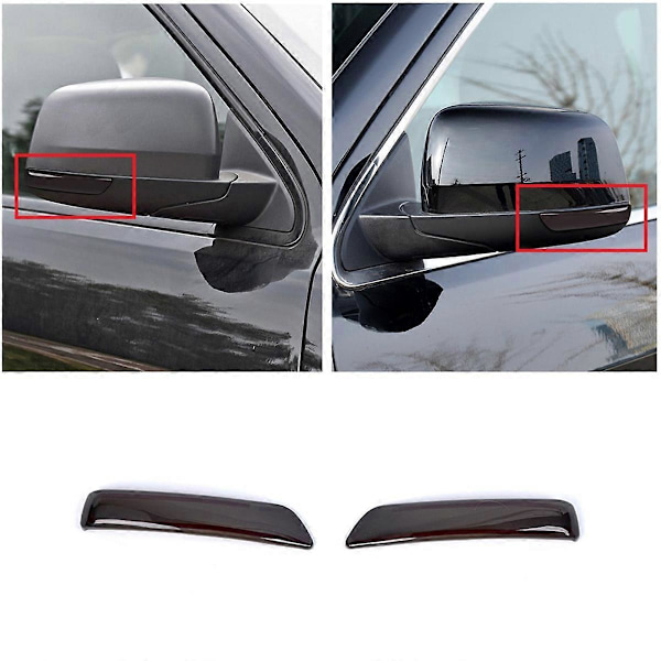 Rökt Bakre Sidospegel Blinkersskydd för Jeep Grand Cherokee 2011-2020 för Dodge Durango 2011