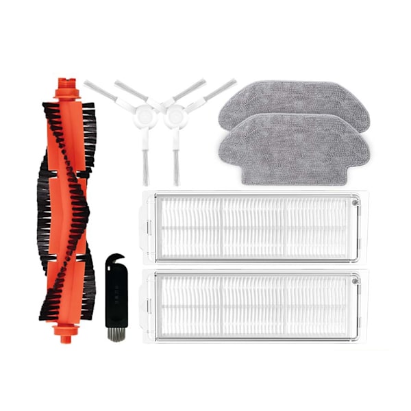 Xiaomi Mop 2S / Mop P / XMSTJQR2S / STYTJ02YM Robotti-imurin varaosat pääharja sivuharja Hepa-suodatin moppi