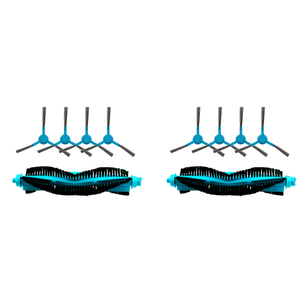 2X Cecotec Conga 4090 4490 4690 5090 5490 6090 Robotti-imurin osat Pääsivu Sivuharjan lisävarusteet