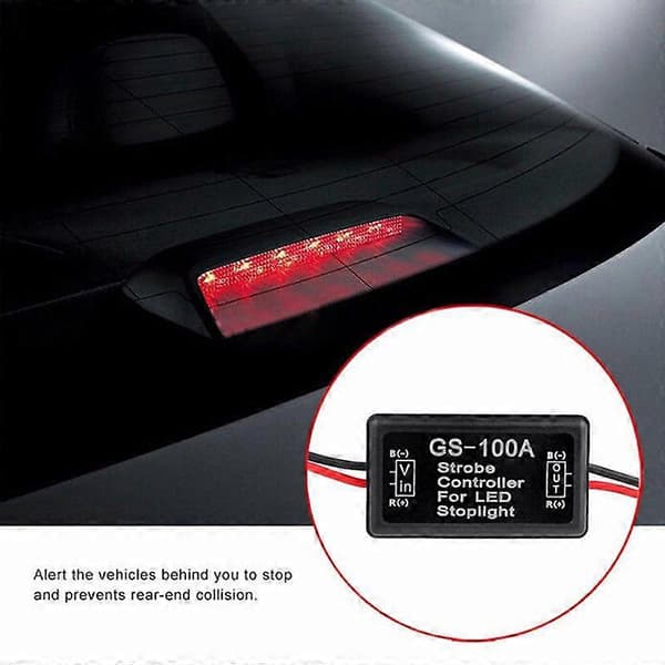 Bil Gs-100A Led Bromsljus Blink Kontroller