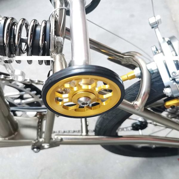 Fällbar Cykel Lätt Hjul för Aluminiumlegering Lätthjul Ultralätt Tätat Lager Push Hjul Cykel
