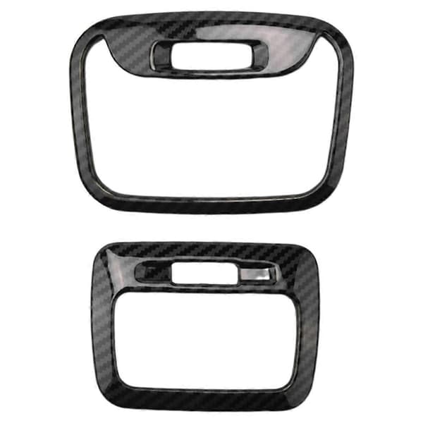 Bil Karbonfiber ABS Interiør Hode Leselys Lampe Ramme Deksel Trim Passer for Mitsubishi Xpander 20