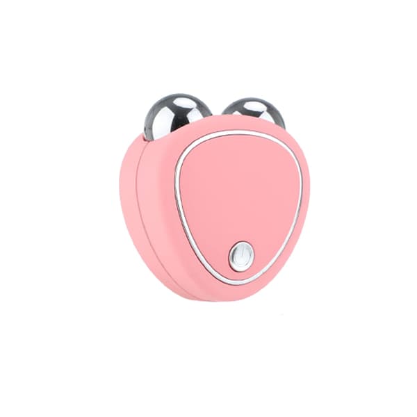 EMS Microcurrent Ansigtsmassager til hudforyngelse og fjernelse af ansigtsrynker Pink