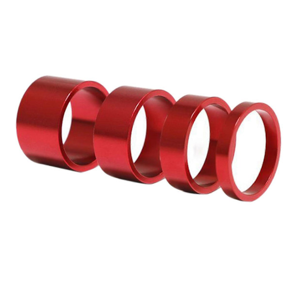 8 st 5/10/15/20 mm Distansbrickor för headsetstam av aluminiumlegering 28,6 mm Gaffelbricka för landsvägscykel, R