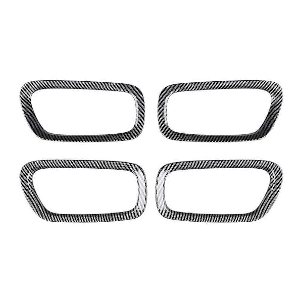 Kolfiber Dörrhandtag Ram Skydd Trim Tillbehör för Honda HRV HR-V Vezel 2021 202