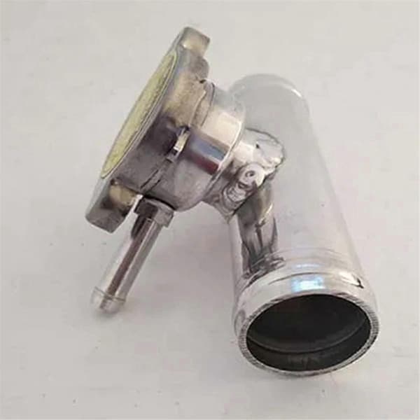 Intercooler Anslutningshylsa 38MM Aluminium Inline Radiatorslang Påfyllning/Lock T6063 T-Typ Intercooler