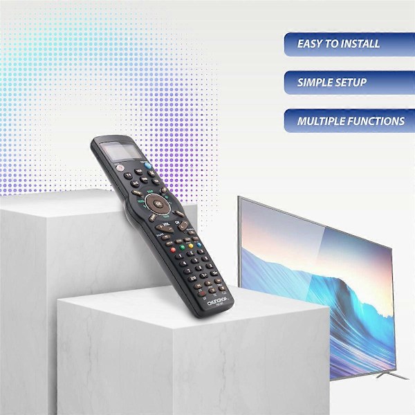 CHUNGHOP RM991 Smart Universell Fjärrkontroll Multifunktionell Inlärningsfjärrkontroll för TV/TXT, DVD