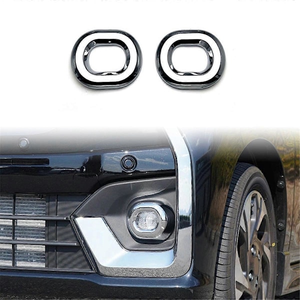 För Suzuki Spacia Custom MK54S MK94S 2024 Bil Främre Dimljus Ljusskydd Trim Huvud Ljus Lampskydd