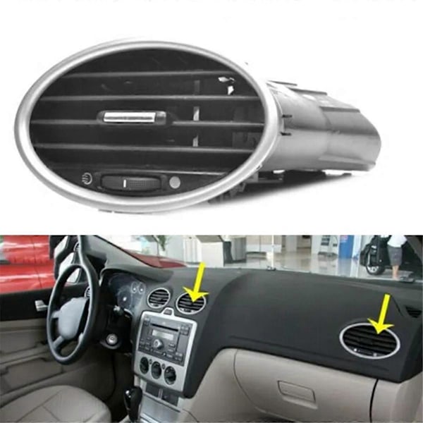 För Ford Focus MK2 2005-2013 4M51-A014L21-AD Främre Instrumentbräda Mitt Luftkonditioneringsutlopp Ventilgaller A