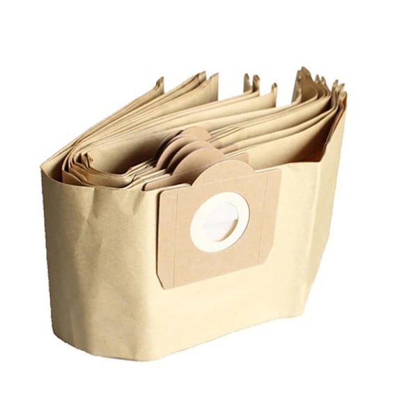Sett med 5 rette støvsugerposer for Karcher WD3, WD 3 Premium, WD3200, WD3500P, A2204, A2534, SE4001, KAR69591300
