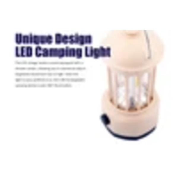 LED-lampa Utomhuscamping COB Vintage Design Campinglykta Vandring Nattlampa Uppladdningsbar Kräm