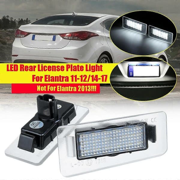 LED SMD nummerpladelygte til Hyundai Elantra 2011-2012 2014-2017