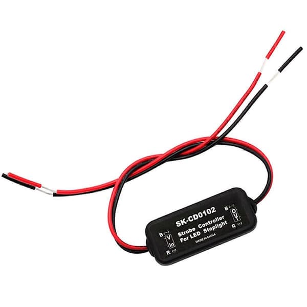 Strobe Controller Bremselys Blinkmodul til Bil LED Bremselys Stoplys Lampe 12V-16V LED Flash Tai SKCD0100