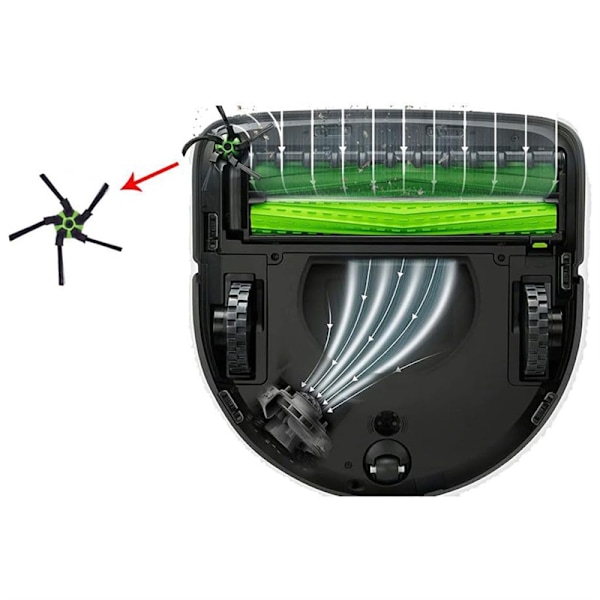 12 kpl sivuharjoja iRobot Roomba S9(9150), S9+(9550) S -sarjan pölynimurille