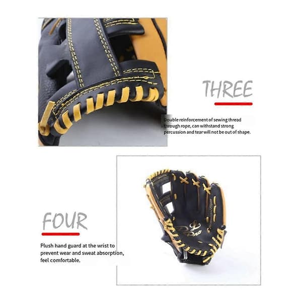 Dubbellagers Baseballhandske i Kohud, Softbollhandske