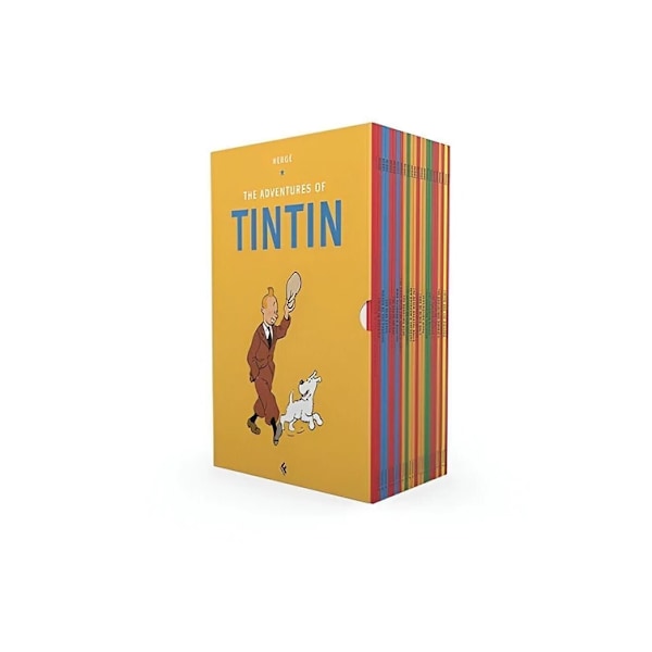 NY The Adventures of Tintin Box Set 23 Böcker Samling Hergé Slipcase Present Set