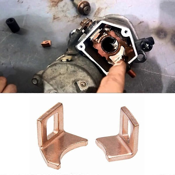 Startmotor Solenoid Kontaktsats 2st Startmotor Soleniod Återuppbyggnadsreparationskontaktsats 22800006660