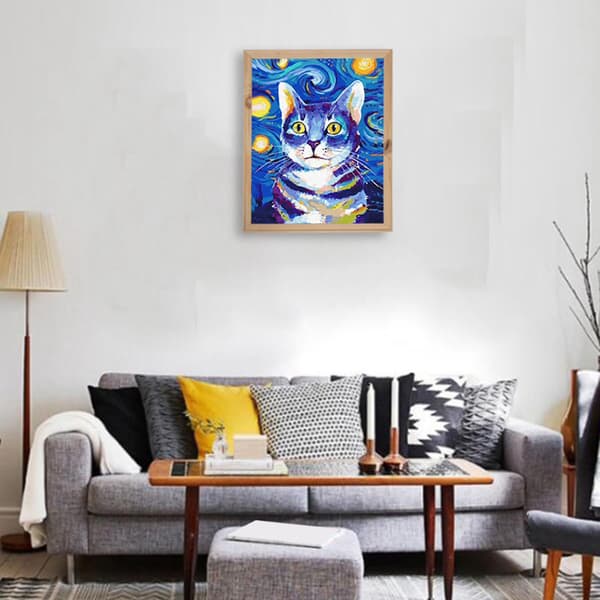 Træbilledramme 40x50cm, DIY Kunstramme til Hjemmeindretning Maleri