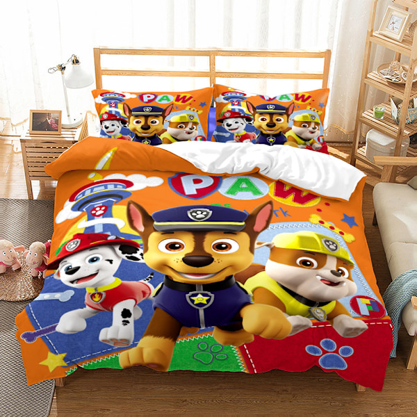 Paw Expedition Digitaltryckt Täcke Set-1221paw 200x200cm