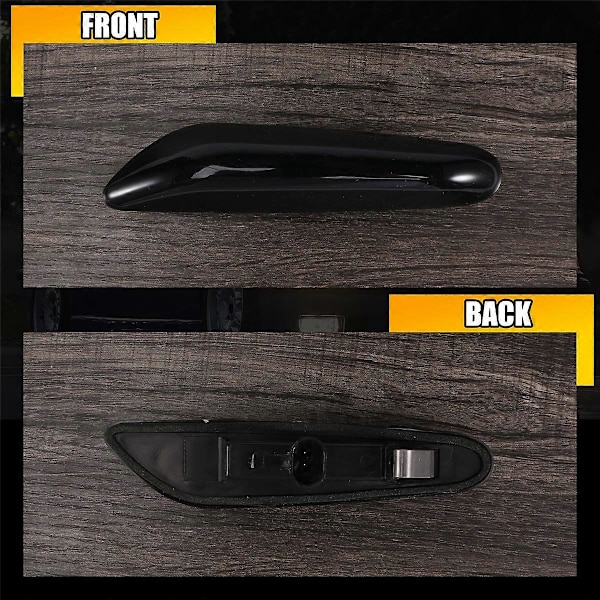 2 stk. LED dynamisk blinklys sideblinklys sekvensiell blinklampe for -BMW E46 E36 E60 E61 E90