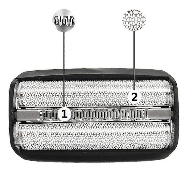 30B Rakblad för Braun 310 5742 5743 195 197S 199, FIX400 4735 4736 4737 Ersättningsrakapparat Mesh C