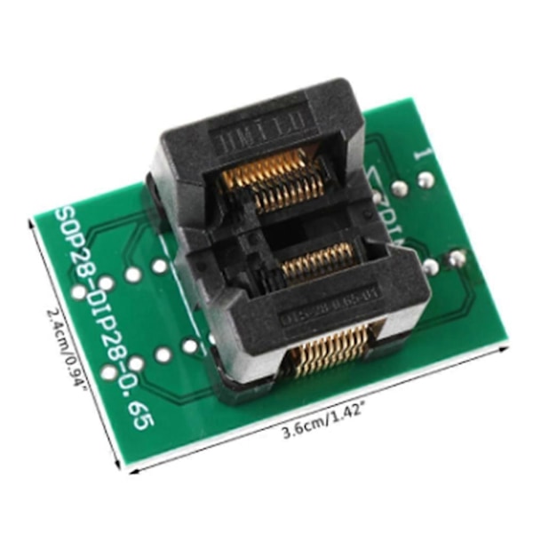 TSSOP20 Brännblock SSOP20 ST Chip Test Socket Programmeringsadapter OTS28-0.65-01