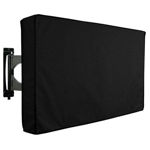 Portabelt TV-skydd, 600D Oxford Canvas, Andningsbart Dammtätt, Svart, Vattentätt, för Utomhusbruk 30-32" (31.1*5.1*23.2")
