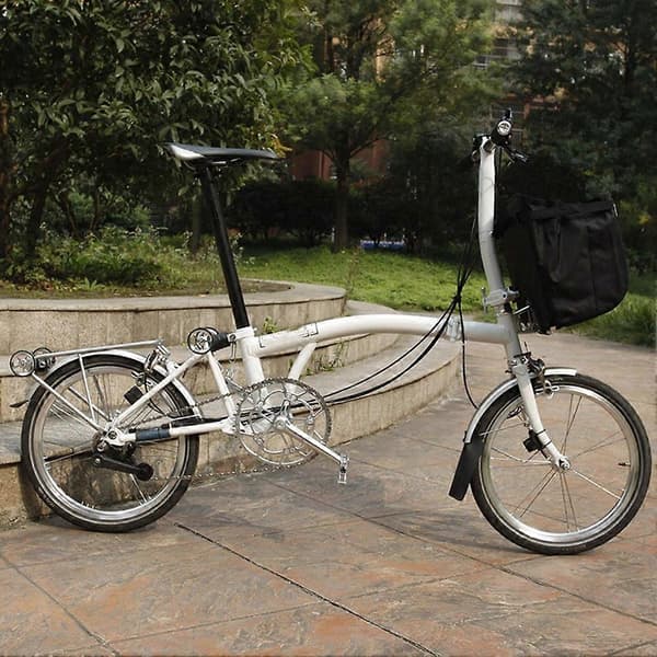 Standard bagagebærer til foldecykel til 3Sixty standard bagagebærer cykelhylde tilbehør, sort