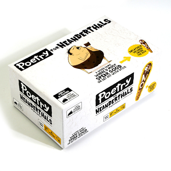 Poesi for neandertalere fra Exploding Kittens familiespill