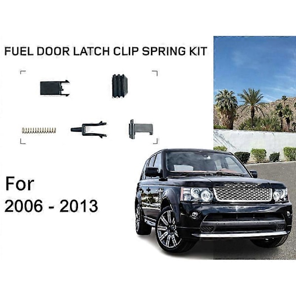 1Set Gas Bränsle Lucka Lås Clip Fjäder Reparationssats för Land Rover Lr3 Lr4 Range Rover Sport LR Discover