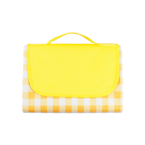 Bärbar Vattentät Sandtät Picknickfilt 2M*2M YELLOW