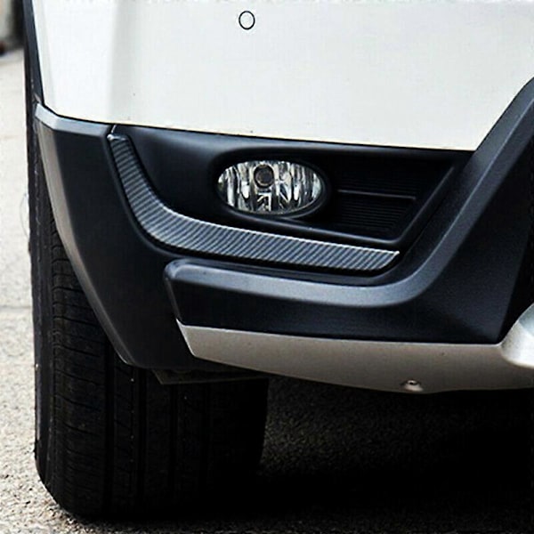Carbon Fiber Front Tågelygte Lys Strip Trim til HONDA CR-V CRV 2017 2018-2020