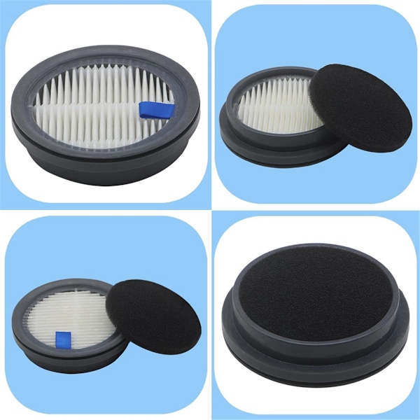 3-pakning HEPA-filtre og 9-pakning Svampfiltre Erstatning for A200Pro/A200, for S12, S25, , S25Pro