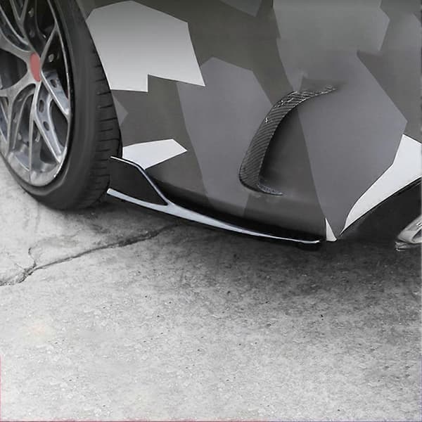For C-Class W205 C180 C200 C300 C43 C63 2015-2021 Bakre Støtfanger Leppe Diffuser Splitter Luftventil Trim