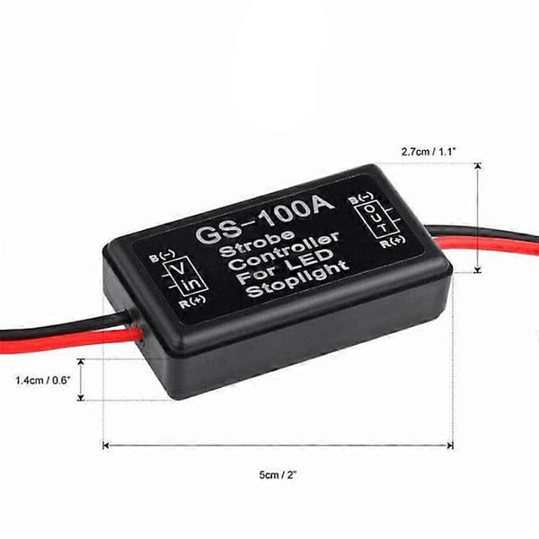 Bil Gs-100A LED Bremselys Blink Kontroller