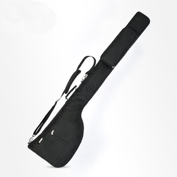 Letvægts golfbag, sort, foldbar, nylon, 7-10 køller, bærbar med skulderrem