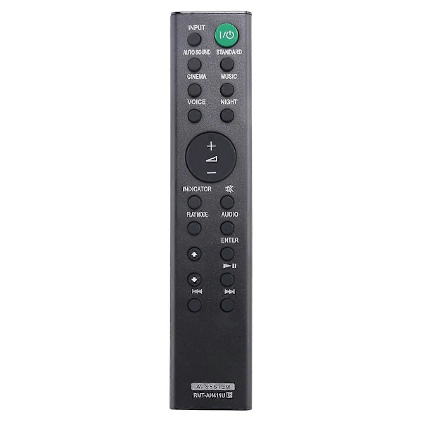 RMT-AH411U Ersättningsfjärrkontroll för Sony Soundbar HT-S100F HT-SF150