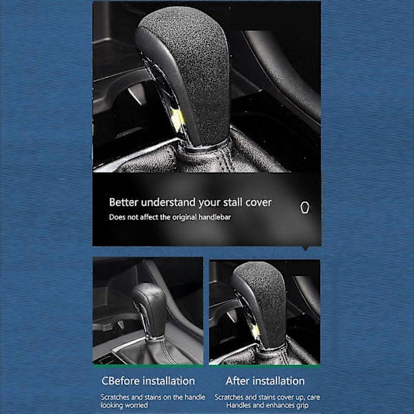 Mockatillbehör för Mazda 3 Axela CX30 CX-30 2020 2021 Växelspaksknoppskydd Trim Gear H