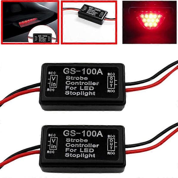 Bil Gs-100A Led Bromsljus Blink Kontroller