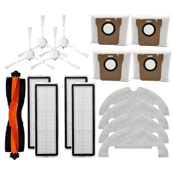 For Xiaomi Robotstøvsuger X10 Robotstøvsuger Hepa Filter Moppeklut Filler Støvposer Reservedeler