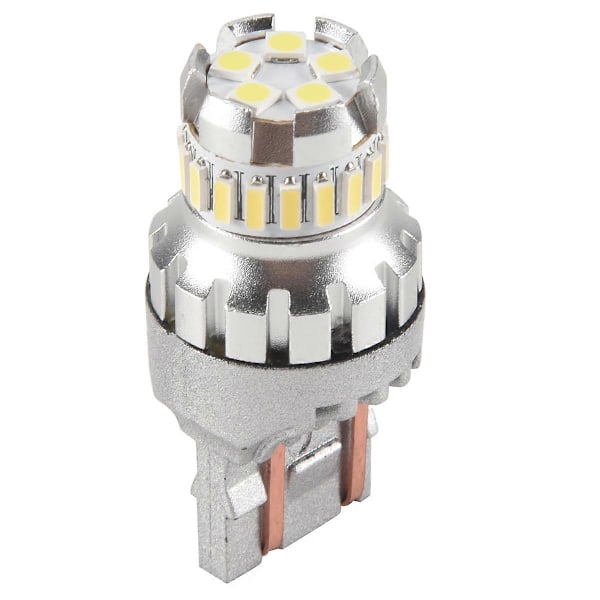 Bil T20 7440 W21W LED Canbus Backljus W21/5W 7443 LED Lampa Broms Blinkersljus 6500K Supe