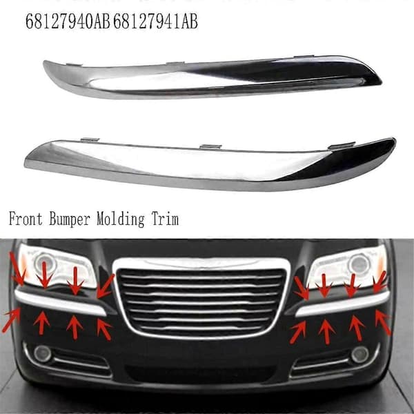 Krom Frontfanger List Trim for Chrysler 300 Accent 2011-2014 Frontfanger Trim Stripe Left