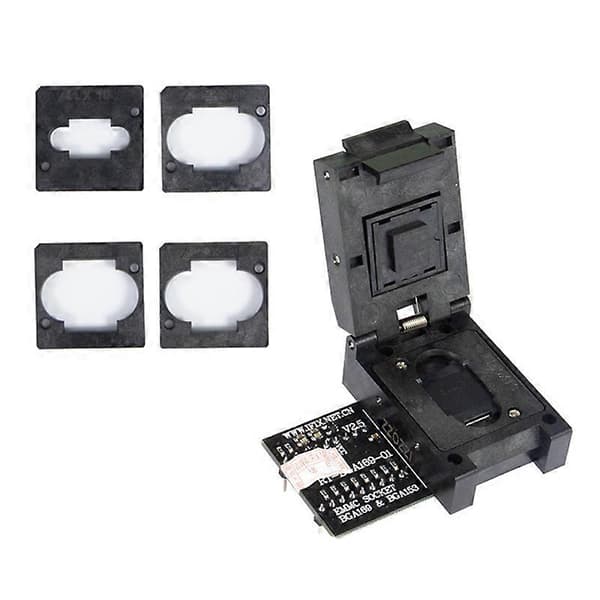 RT-BGA169-01 BGA169 / BGA153 EMMC Adapter V2.5 med 4 stk. BGA-afgrænsningsboks til RT809H-programmerer