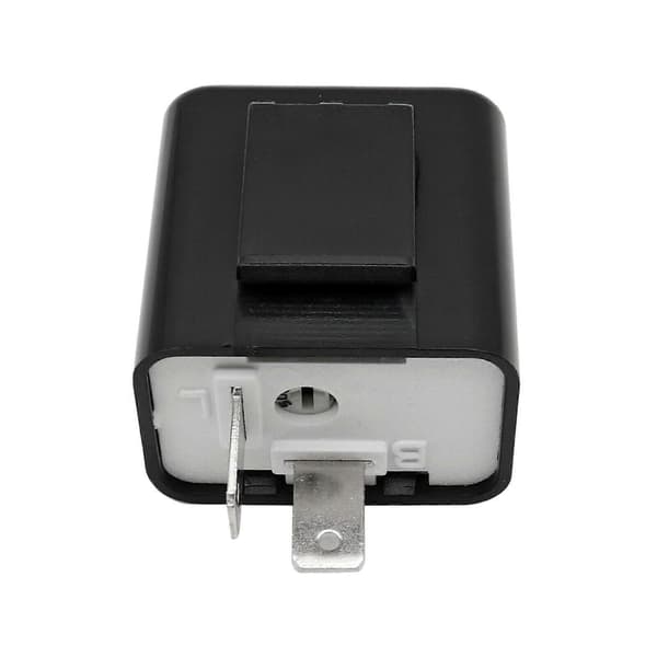 2-benet LED blinkrelæ 12V Justerbar frekvens til motorcykelblinklys Fix blinklysindikator