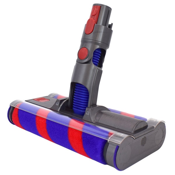 Imuripään vaihto Dyson V7 V8 V10 V11 -sarjoille, pehmeä rullaharjapää, kaksoisrullaharja