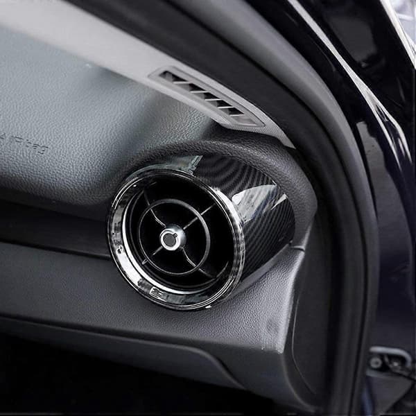 Ventilationsdæksel til forreste side, udløbsdæksel, ramme, trimtilbehør til Alfa Romeo Giulia 2017-2020