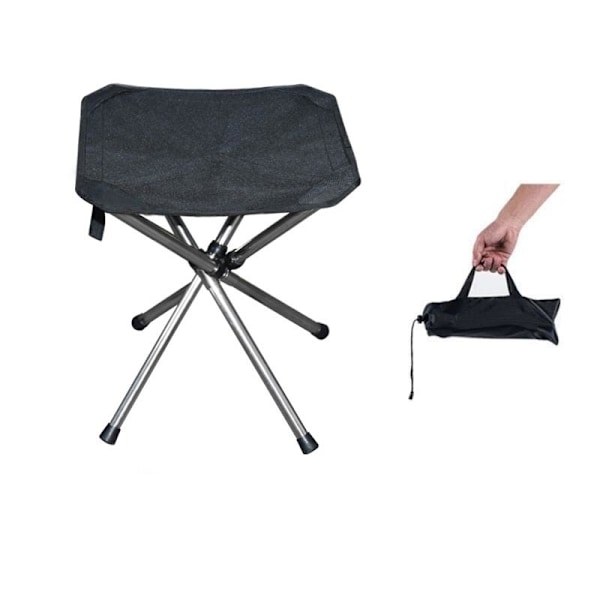 Kompakt hopfällbar pall, hopfällbar pall för utomhusbruk, liten bärbar hopfällbar pall, campingpall Little