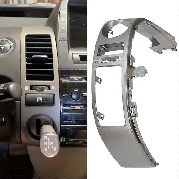 Vänster Center A/C Instrumentbräda Skydd Luftventil Trim Panel för Prius 2004-2006 Biltillbehör Ersättning 55670